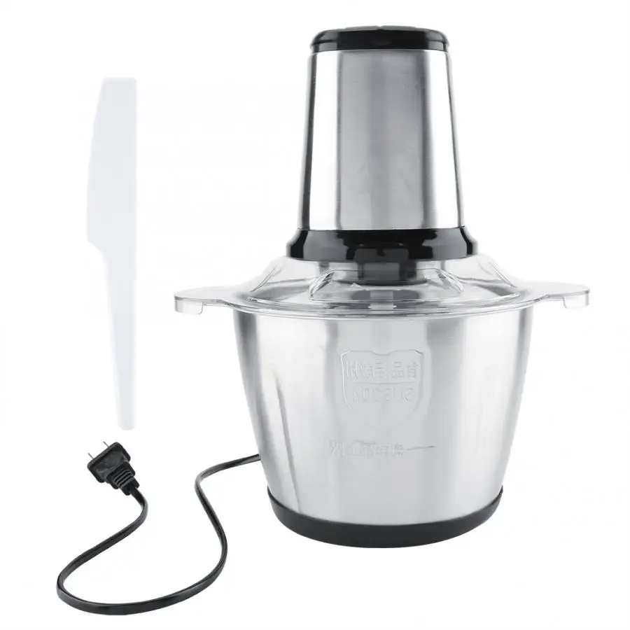 

Cooking Tool Sets Stainless Steel Meat Grinder Blender Mincer Chopper Food Processor Household CN Plug 220V(3L) Kitchen Tools