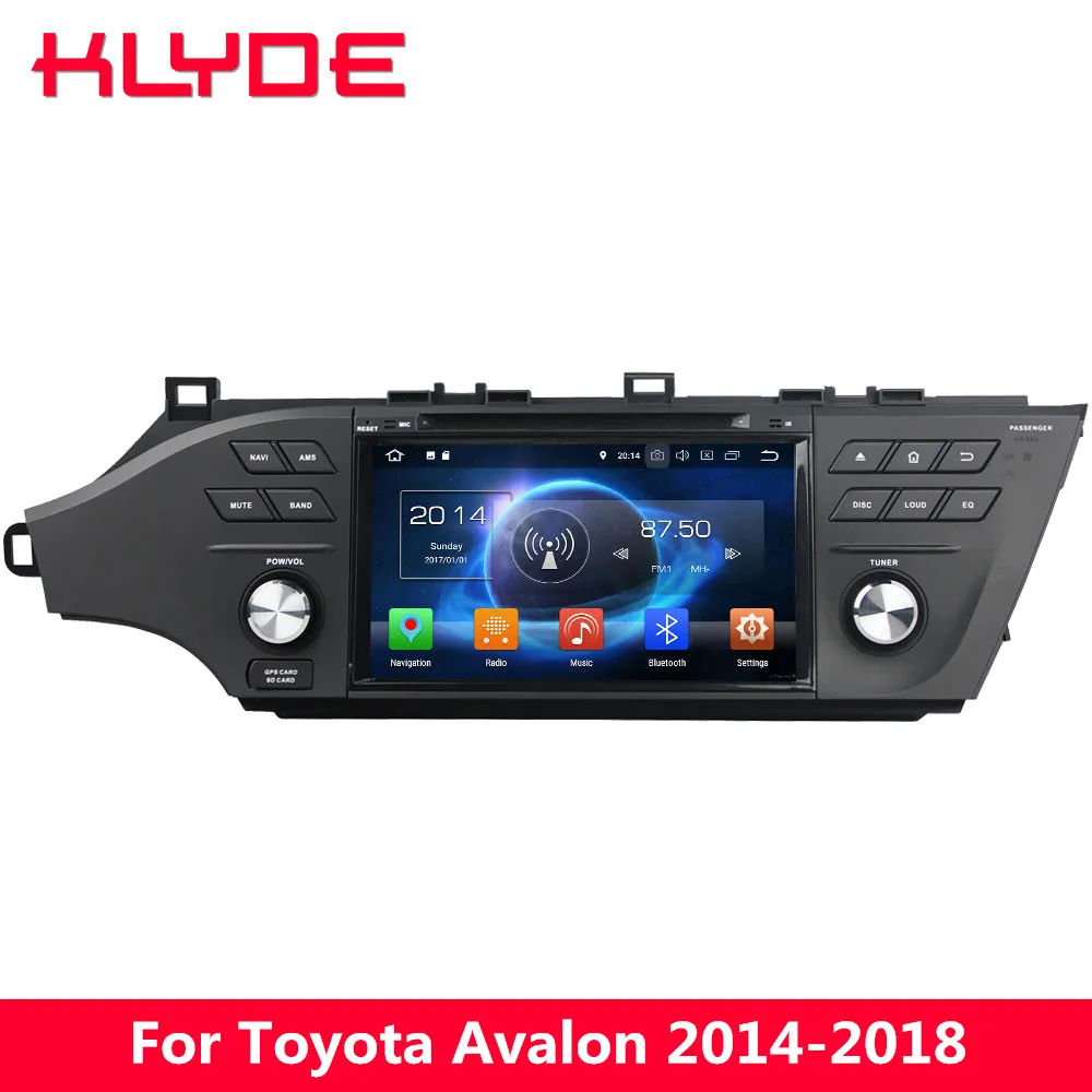 

KLYDE 8" 4G Android 8 7.1 Octa Core 4GB RAM 32GB ROM Car DVD Multimedia Player Radio For Toyota Avalon 2014 2015 2016 2017 2018