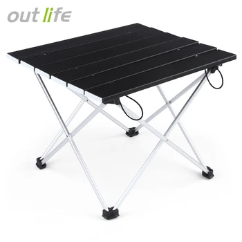 

Portable Outdoor BBQ Camping Picnic Aluminum Alloy Folding Table Portable Lightweight Rain-Proof Mini Rectangle Table