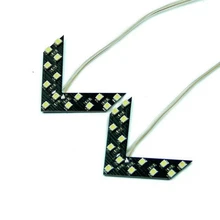14 SMD LED Arrow Panel font b Car b font Rear View font b Mirror b