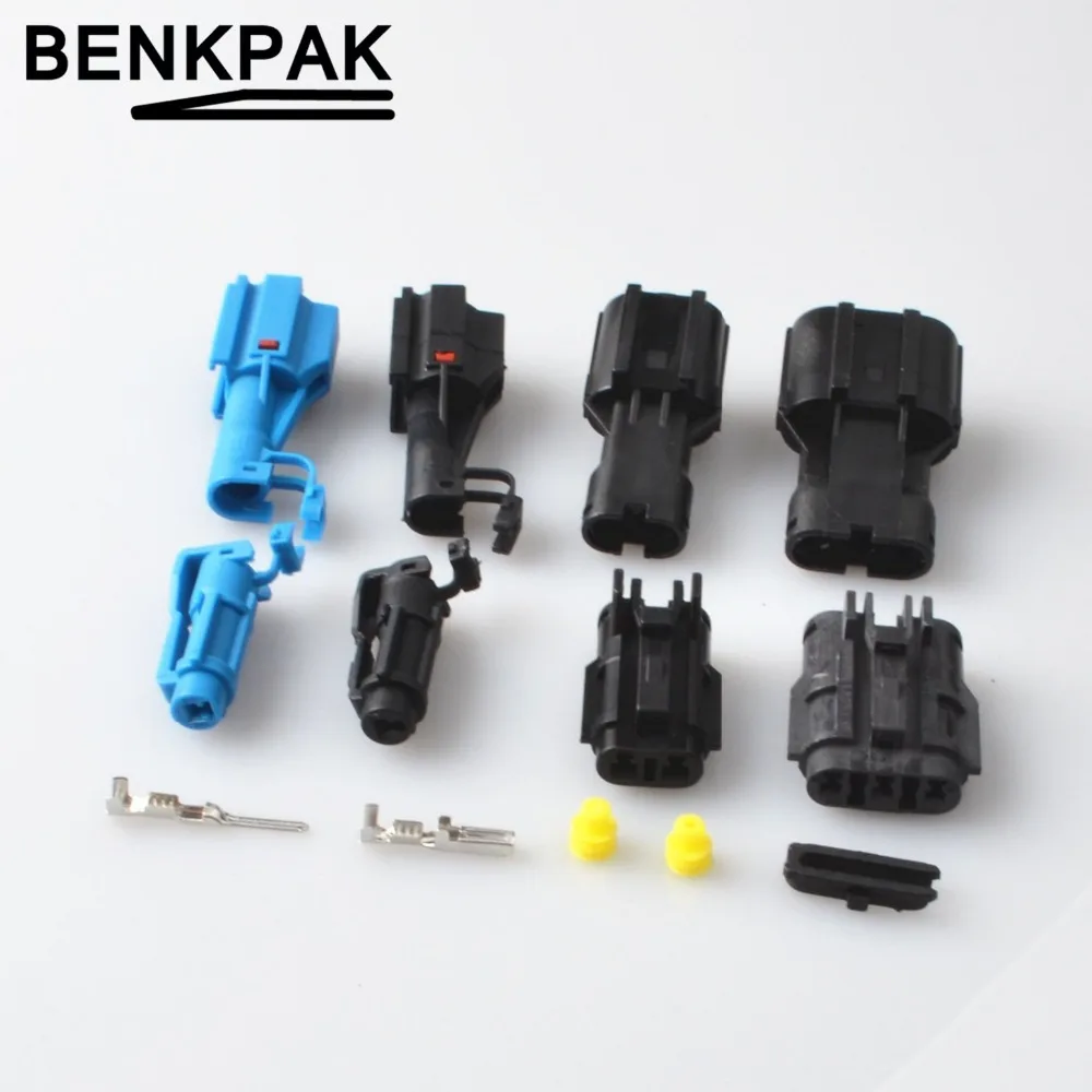 

1P/2P/3P car connector 1.8mm terminal 1/2/3way car lamp modified plug,1pin waterproof connector for car