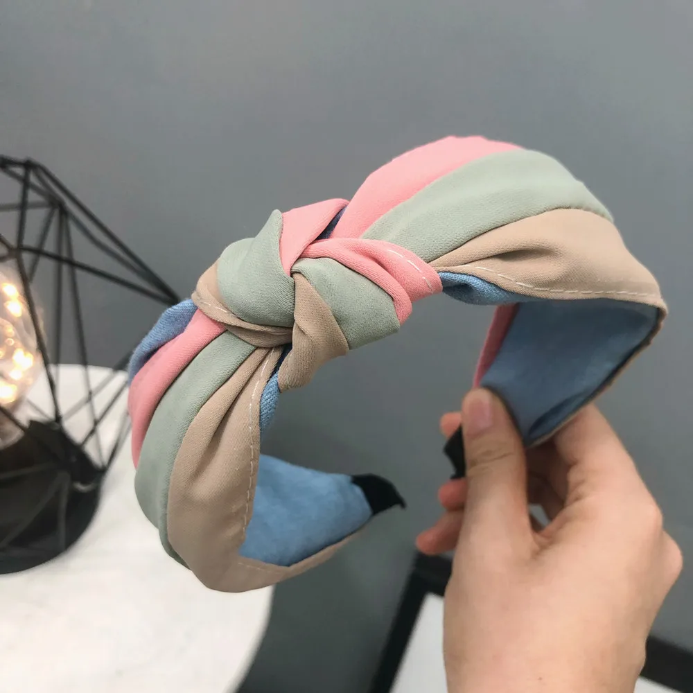 

Fashion Women Knot Turban Hairband Women Hair Head Band Hoop Accessories Simple Sweet Girls Hair Hairband Headband Sweet Girls