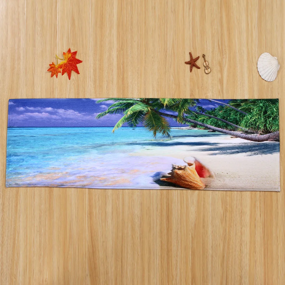 Interestprint Plage Theme Anti Slip Porte Tapis Decor A La Maison