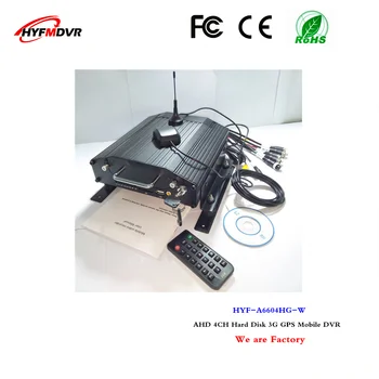 

GPS positioning equipment manufacturers direct sales 3G mdvr 4 channel hard disk monitoring video recorder boat/taxi mobile dvr