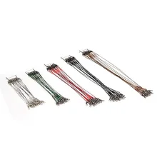 Рыбалка Высокое качество 100 шт. Блесен снасти лидер провода следы Spinner 150/180/220/240/280 мм