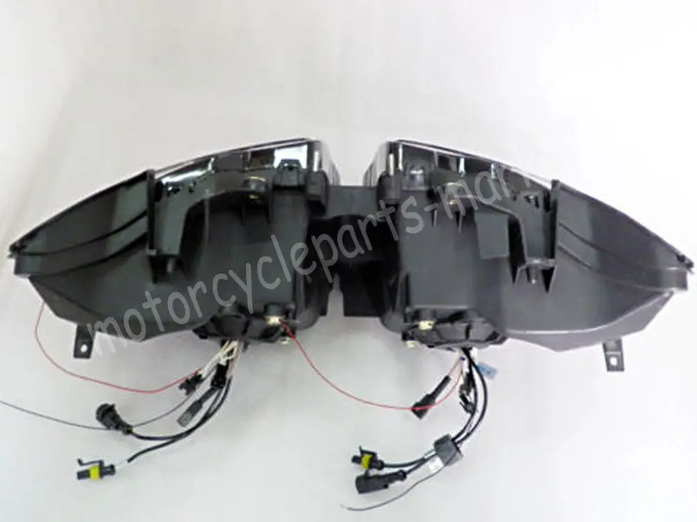 Мотоцикл 55 Вт белый Ангел глаз красный демон глаз HID проектор фара в сборе для Honda CBR 1000R CBR1000RR 2012-2013