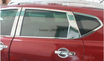 

Stainless Steel Center Window Trim B+C Pillar 6pcs Fit For Nissan Qashqai J10 2007 2008 2009 2010 2011 2012 2013