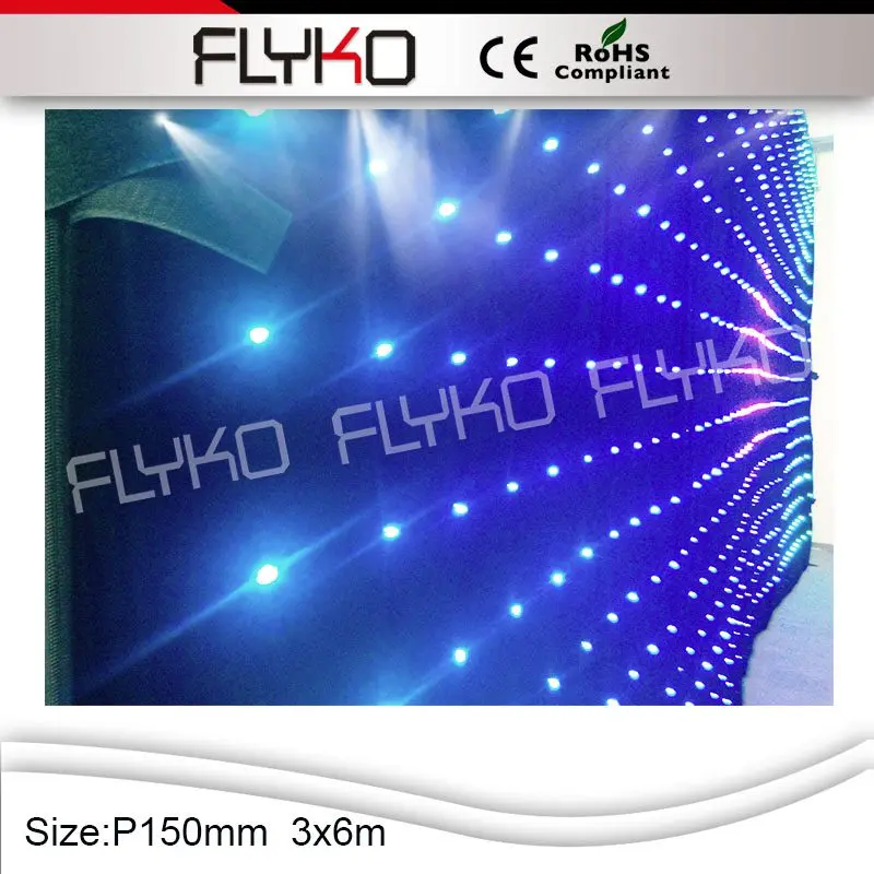 

P15 LED Video/ Vision Curtain Flexible Curtain Display Stage Show Screen