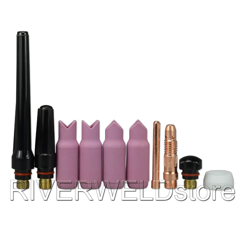 Сварочная горелка TIG сварочная SR WP 17 18 26 10 шт. цанговый корпус 10N32 3/32 дюйма