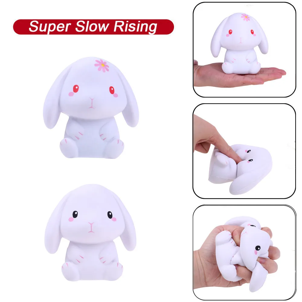 Squeeze soft Squishies восхитительный кролик медленно поднимающийся крем Squeeze ароматизированный снятие стресса забавная игрушка в подарок Z0325