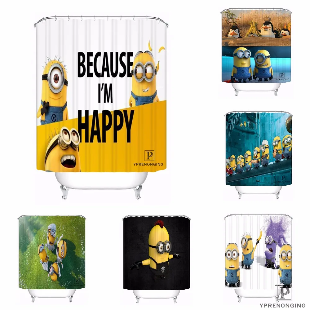 Buy Custom Minion Waterproof Shower Curtain Home Bath