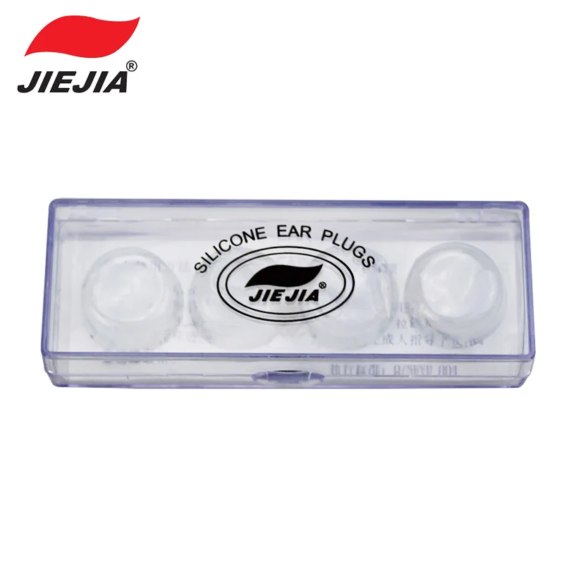 JIEJIA 2 Pairs Silicone Soft Ear Plugs Earplugs Swimming Colorful Earplugs For Swimming Water Sports Swimming Accessories