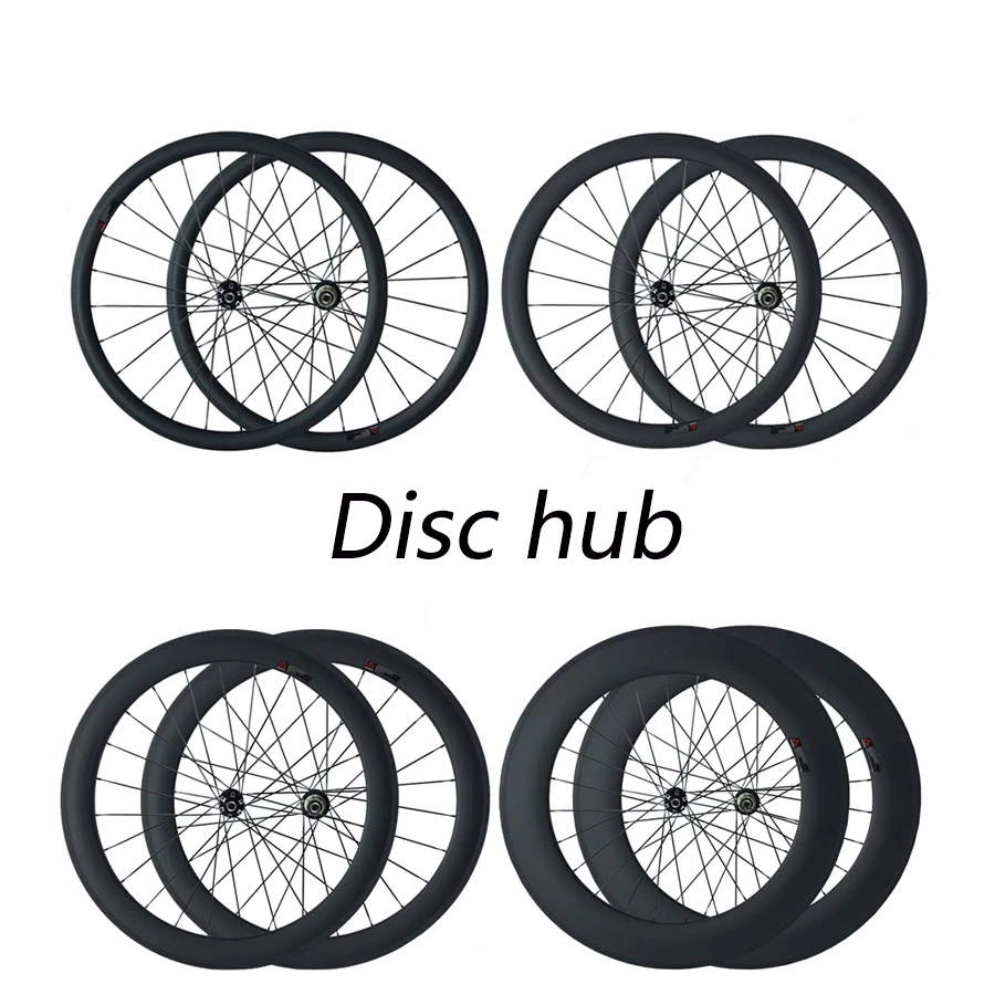 

OZUZ Disc Brake Carbon wheels set D791SB/D792SB Hub 24 38mm Clincher Wheelset Cyclocross Bike 3K Matte Glossy Wheelset 700C pair
