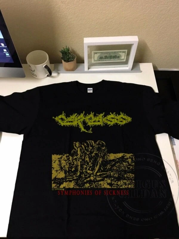 

VTG 80's Carcass - Symphonies Of Sickness Tshirt black 1989 Reprint