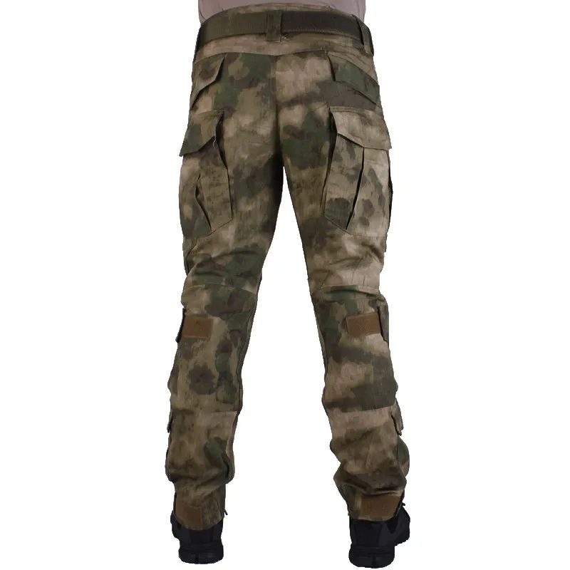 Охотничьи камуфляжные штаны tactische Broek AT-FG broek en kniebeschermers военная игра косплей униформа