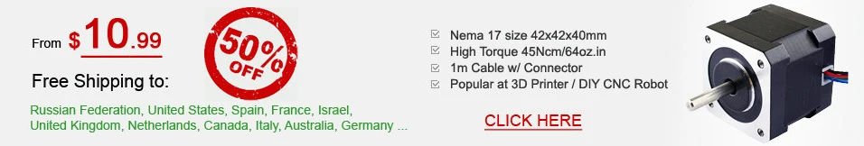 Двойной вал Nema 17(Национальная ассоциация владельцев электротехнических предприятий) шаговый двигатель 1.68A 45Ncm/64oz. В Nema17 шаг 42 Мотор 4-свинец набор «сделай сам» для ЧПУ 3D-принтеры