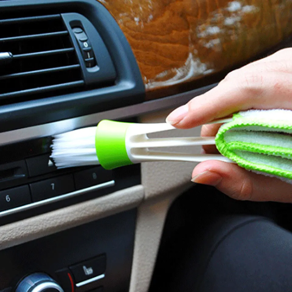

Car Air Conditioning Air Outlet Cleaning Brush Instrument Panel Soft Brush Dusting Brush Car Interior Cleaning Supplies Tools
