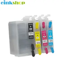 Einkshop T2711 27xl перезаправляемый картридж для epson WF7110 WF7610 WF7620 WF-3620 WF3640 WF-7710 wf-7715 wf-7210