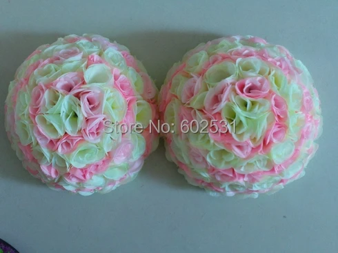 SPR диаметр. 30 см Пластиковый внутренний смешанный розовый и белый свадебный цветочный шар для поцелуев, цвет на выбор, доступны другие размеры