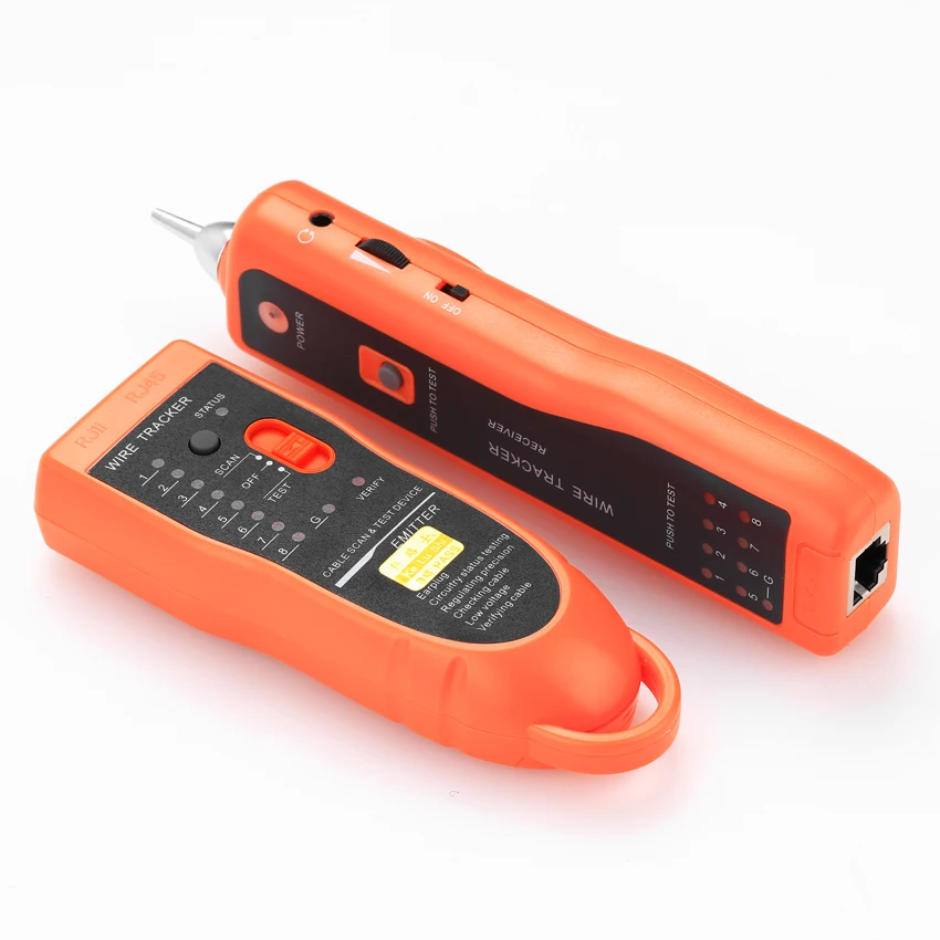 Диагностический тестер KELUSHI для UTP STP Cat5 Cat6 RJ45 LAN сетевой кабель локатор RJ11 трекер