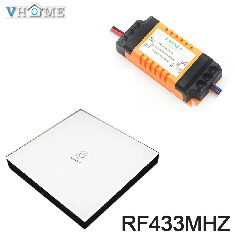 VHome беспроводной пульт дистанционного управления 433mhz1 RF приемник 90 v 250 реле