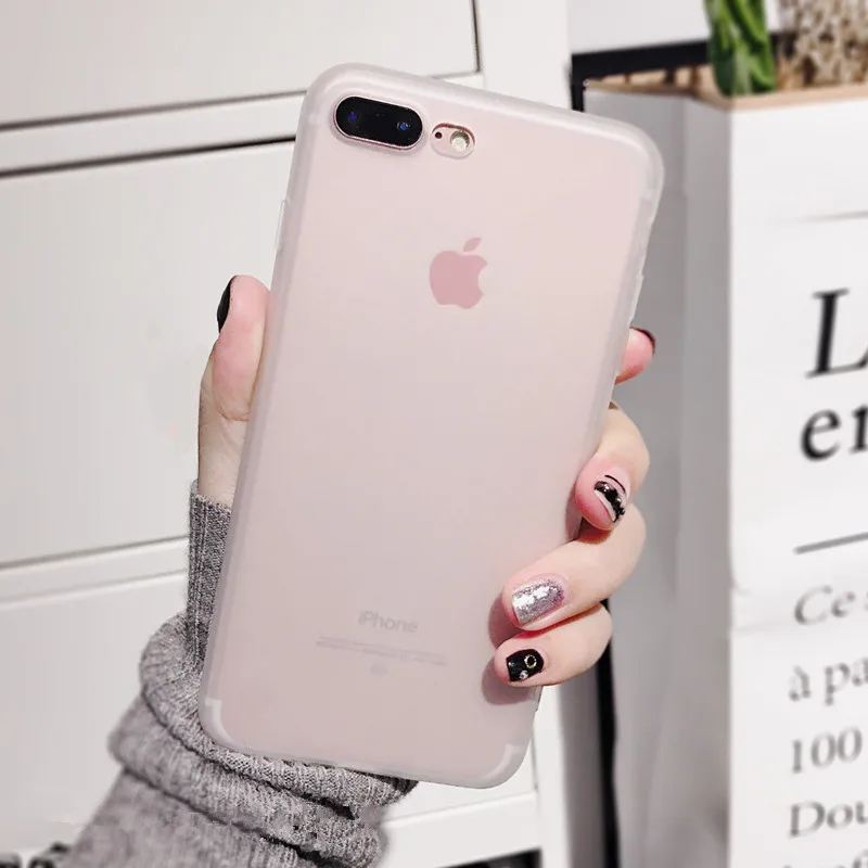 

for iphone X XR XS XS Max Case Transparent Ultra Thin Matte phone soft TPU case for iphone 6 6S 7 8 plus Protective bakc cover