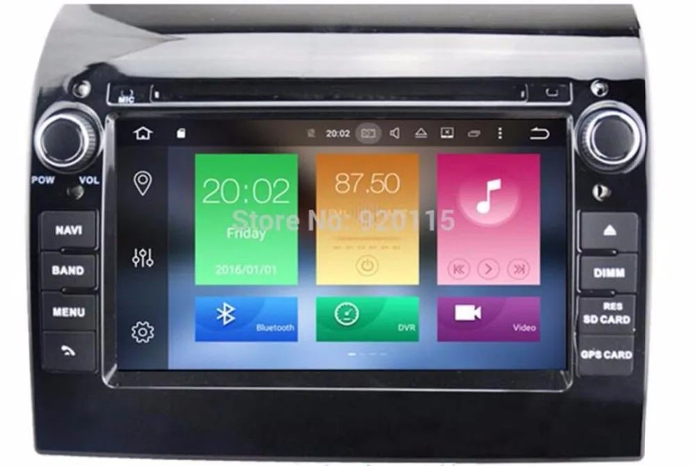 Excellent 4G LTE  7" RAM 4G 8-Core Android 8.0 Car DVD Player for 2007-2016 Fiat Ducato Radio with WIFI USB Bluetooth Support SD DVR 4G 0