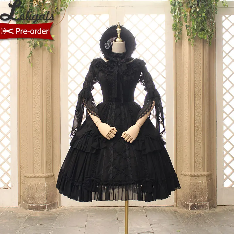 

Miss Lolo ~ Sweet Lolita Dress & Chiffon Blouse Two Piece Set by Alice Girl ~ Pre-order