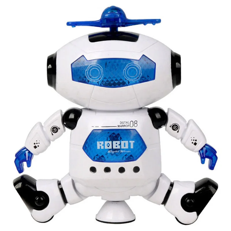 Новейший трюк кидробот супергерой танец Электрический робот с легкой музыкой музыкальные игрушки для детей детские фигурки для взрослых - Цвет: have original box