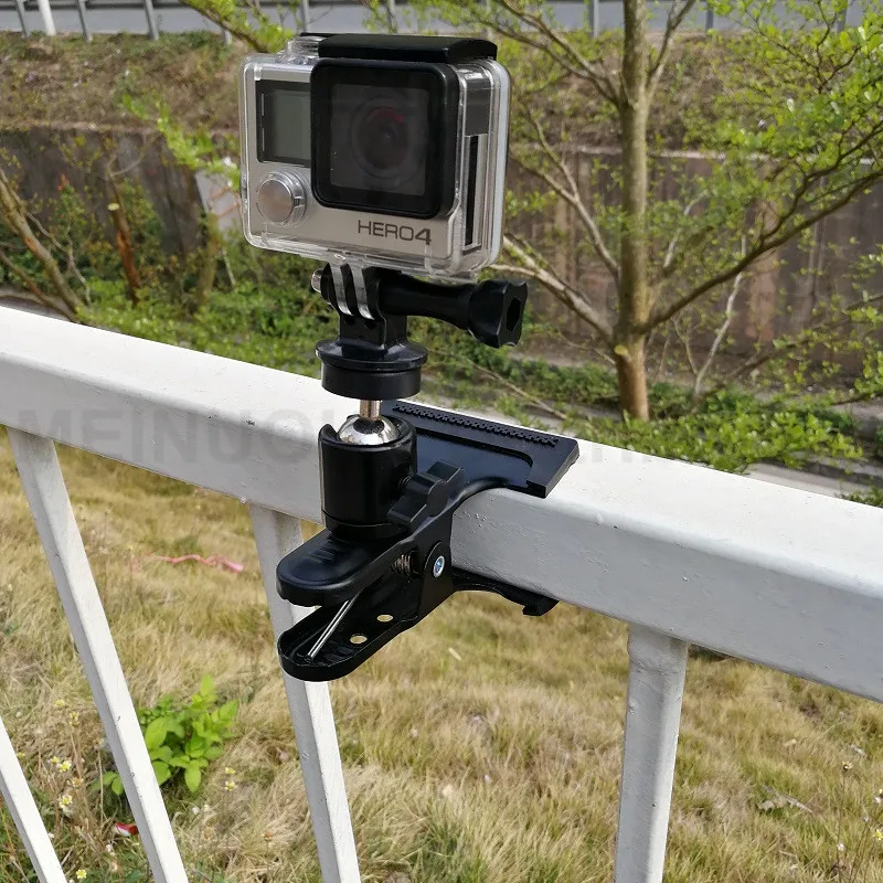 360 Degree Rotation Adjustable Flex Clamp Mount for Xiaomi Yi Gopro Hero SJCAM Action Camera