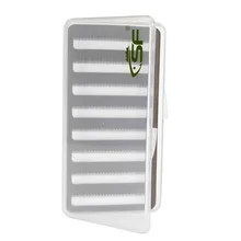 SF Super Slim Fly Рыбалка форели коробка с щелевой пены внутри