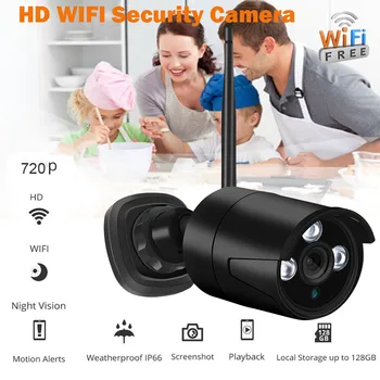 

Wireless HD 720P WIFI IP Camera Onvif Outdoor Security Bullet IR Night Vision Wireless Night Vision Camera Baby Monitor