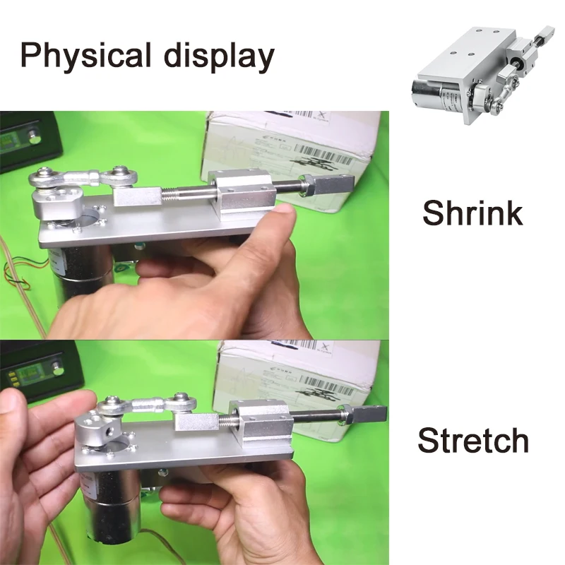 330DIY дизайн линейный привод 12 в 24 в возвратно-поступательный цикл мини DC мотор-редуктор 12/24 в 20 мм ход линейный привод для секс-машины