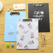 1 шт. Корея канцелярские A4 Вертикальная доска для письма на офисном бумажные папки папка студент письменный стол/папка-подкладка