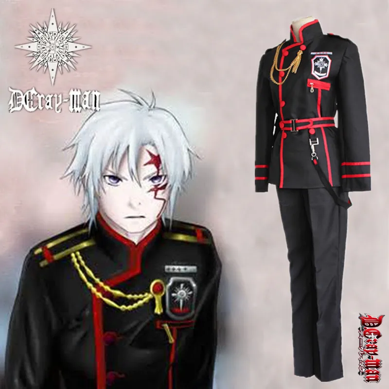Костюм для косплея D.Gray-man топ и штаны Linali Lee Allen Walker Куртка юбка школьная форма