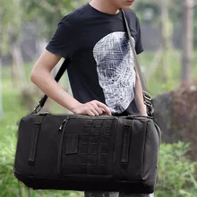 60L Large Capacity Outdoor Backpack Multifunctional Sports Tactical Bag Unisex Hiking Climbing Oxford Cloth Knapsack