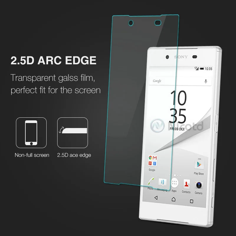 Screen Protector For Sony Xperia Z5 Compact M2 9H Hardness For Sony E3 E5 Z5 Premium S36H C3 Tempered Glass Not Full Cover Film (3)