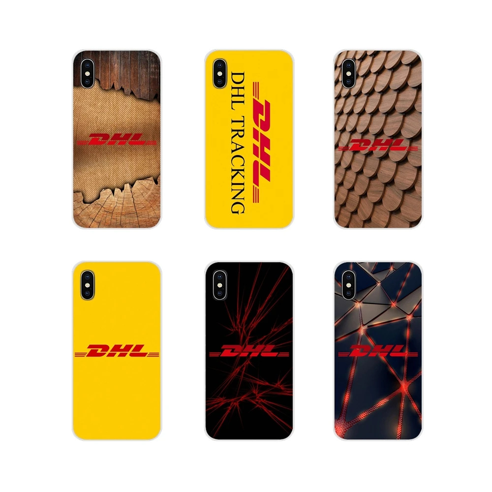Аксессуары чехол для телефона желтого цвета с роскошным логотипом DHL Huawei P Smart Mate