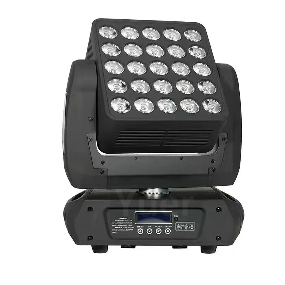 4Pcs/Lot Flightcase Pack 25X12W RGBW 4IN1 Matrix LED Moving Head Stage Light For DJ Disco Party Bar Wedding Flash Stage Lighting