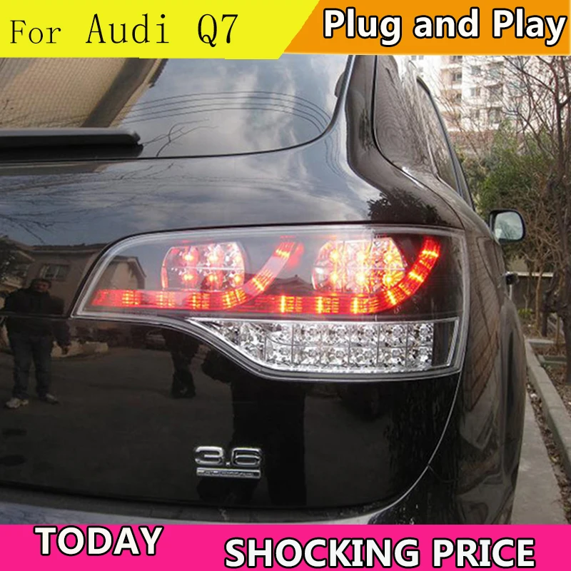 Автомобильный Стайлинг задний фонарь для Audi Q7 хвост светильник s 2006 2009