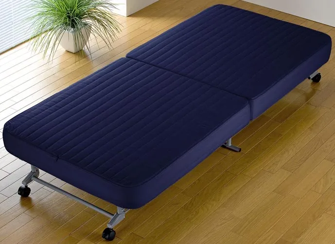 Rollaway Guest Folding Bed Sofa with Memory Foam Mattress Bedroom Furniture Portable Folding Bed Cot With 4 Castor Easy Storage Rollaway Guest Folding Bed Sofa with Memory Foam Mattress Bedroom Furniture Portable Folding Bed Cot With 4 Castor Easy Storage