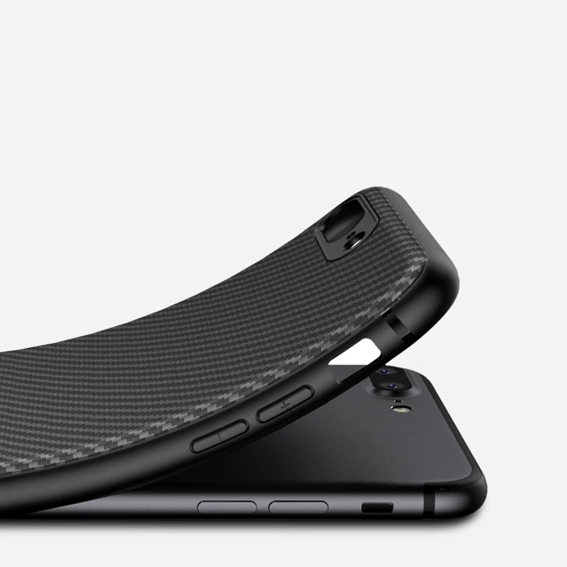 Роскошный чехол для iphone 6 s S plus 8 Plus 7 6plus мягкий из углеродного волокна XS MAX XR X 10