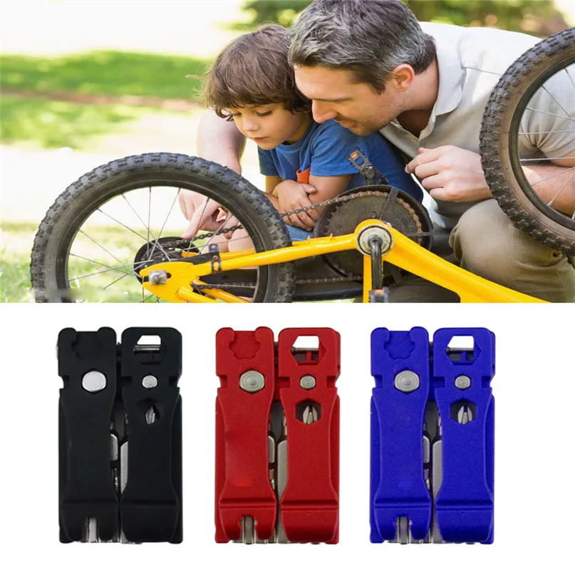 19 in 1 Bicycle Repair Tool Multi functional Tool Kits Hex Key Screwdriver Wrench Bike Tools Multi Repair Tool Kit Set #2m22 (1)