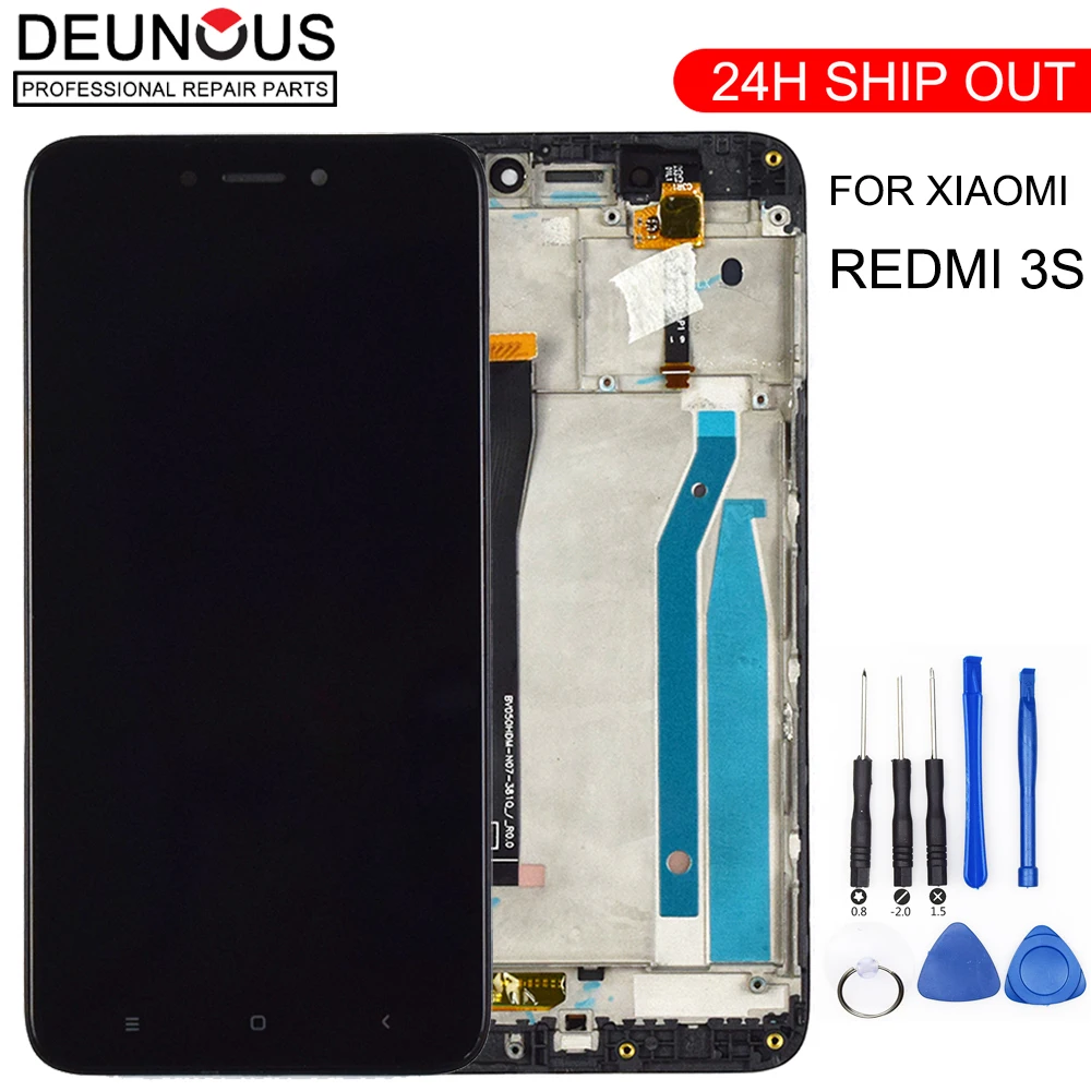 Оригинальный ЖК дисплей для XIAOMI Redmi 3S сенсорный экран сменная рамка 3 3X Pro S