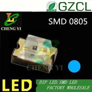 

3000PCS Free shipping 0805 CHIP LED B5 Ice BLUE SMD emitting diodes 3.0-3.5V