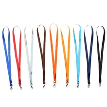 Горячий шейный ремень безопасности отрыва для держатель Бейджа с указанием имени и удостоверения ключей металлическое кольцо держатель для карт бейдж держатель случайный