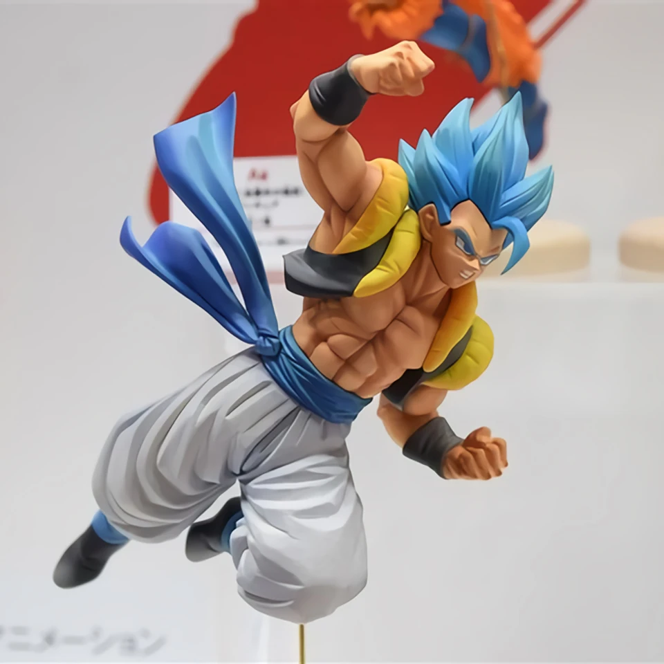 Tronzo Banpresto Dragon Ball Супер Z-BATTLE рисунок Gogeta синий ПВХ фигуры экшен модель игрушки Limited Gogeta фигурки