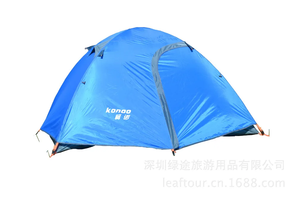 Сверхлегкий 2 человек Кемпинг Тент Палатка пеший туризм походы алюминий стержень