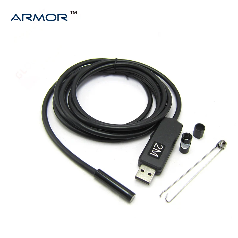 

Handheld 5.5mm Lens 2M Cable 6LED Waterproof OTG USB Endoscope PC Endoscope Camera with Pinhole Camera Borescope for PC Laptop