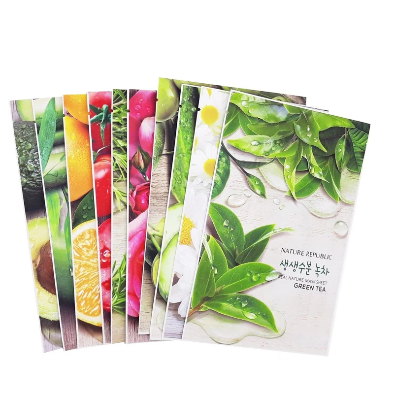 Nature Republic Sheet Mask Fungsi NATURE REPUBLIC Real Nature Mask Sheet 1pcs Face Masks Moisturizing Oil